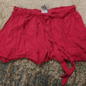 Freestyle medium hot pink sleep shorts